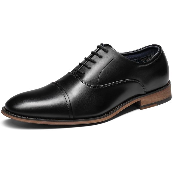 Men\'s Black Oxfords Formal Dress Shoes main image 4